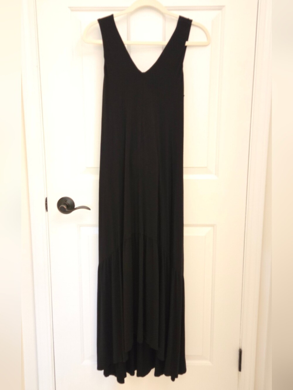 Soma black V-neck sleeveless maxi dress